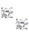 Giani Bernini Cubic Zirconia Sterling Silver Stud Earrings, Created For Macy's In Sterling Silver