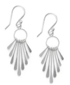 Giani Bernini Paddle Drop Earrings In Sterling Silver, Created For Macy's In Silver