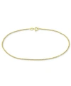 GIANI BERNINI TWIST ROPE ANKLE BRACELET IN 18K GOLD-PLATED STERLING SILVER, ALSO AVAILABLE IN STERLING SILVER, CRE