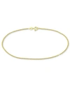 Giani Bernini Twist Rope Ankle Bracelet In 18k Gold-plated Sterling Silver, Also Available In Sterling Silver, Cre In Gold Over Silver