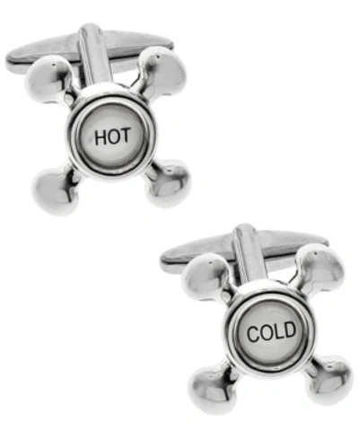 Rhona Sutton Sutton Silver-tone Sink Tap Cufflinks