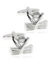 RHONA SUTTON SUTTON SILVER-TONE GOLF CLUB CUFFLINKS