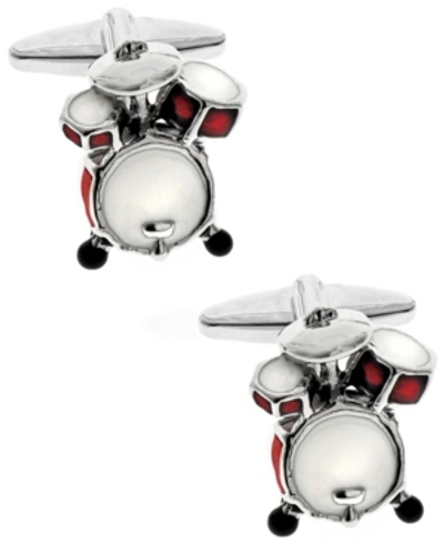 Rhona Sutton Sutton Silver-tone Drum Set Cufflinks