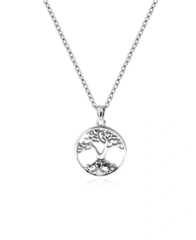 Rhona Sutton Beatrix Potter Sterling Silver Bunnies Family Tree Pendant Necklace