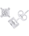 EFFY COLLECTION EFFY DIAMOND PRINCESS STUD EARRINGS (1 CT. T.W.) IN 14K WHITE GOLD
