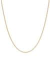 ITALIAN GOLD MIRROR CABLE LINK 16" CHAIN NECKLACE (1-1/4MM) IN 14K GOLD