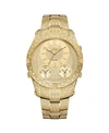 Jbw Men's Jet Setter Iii Diamond (1 Ct.t.w.) 18k Gold Plated Stainless Steel Watch In Gold