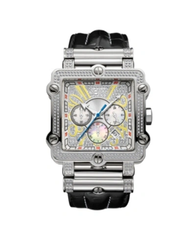 Jbw Men's Phantom Diamond (1 Ct.t.w.) Stainless Steel Watch In Silver