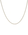 ITALIAN GOLD DIAMOND CUT OVAL BEAD, 18" CHAIN NECKLACE (2-5/8MM) IN 14K GOLD, MADE IN ITALY