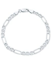Giani Bernini Figaro Chain Bracelet In 18k Gold-plated Sterling Silver, Created For Macy's In Silver