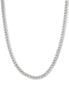 LEGACY FOR MEN BY SIMONE I. SMITH 24" CURB CHAIN NECKLACE IN STAINLESS STEEL