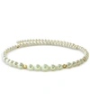Effy Collection Effy Cultured Freshwater Pearl (4-9mm) & Gold Bead Flexible Choker Necklace In 14k Gold In White