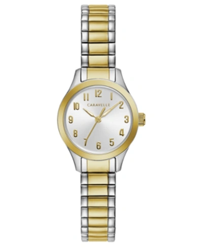 Caravelle Designed By Bulova Women's Two-tone Stainless Steel Bracelet Watch 24mm Women's Shoes