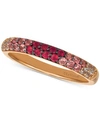 Le Vian Strawberry Layer Cake Multi-gemstone (1/2 Ct. T.w.) Ring In 14k Rose Gold In Multi