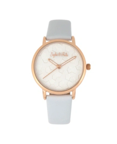 Sophie And Freda Breckenridge Quartz White Dial Ladies Watch Sf4706 In Gold Tone / Rose / Rose Gold Tone / White