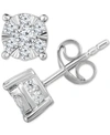 Trumiracle Diamond Stud Earrings (1 Ct. T.w.) In 14k White Gold In White Gold