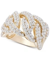 WRAPPED IN LOVE WRAPPED IN LOVE DIAMOND STATEMENT RING (2 CT. T.W.) IN 14K GOLD, CREATED FOR MACY'S