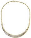 EFFY COLLECTION EFFY DIAMOND TRI-COLOR 16" STATEMENT NECKLACE (2 CT. T.W.) IN 14K GOLD, 14K WHITE GOLD AND 14K ROSE 