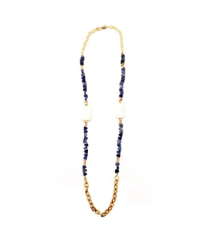 Minu Jewels Jeza Long Necklace In Multi