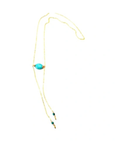 Minu Jewels Lila Necklace In Turquoise