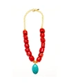 Minu Jewels Trada Necklace In Multi