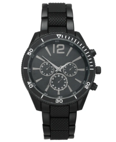 Inc International Concepts Men's Matte Black Bracelet Watch 48mm, Created For Macy's In Jet