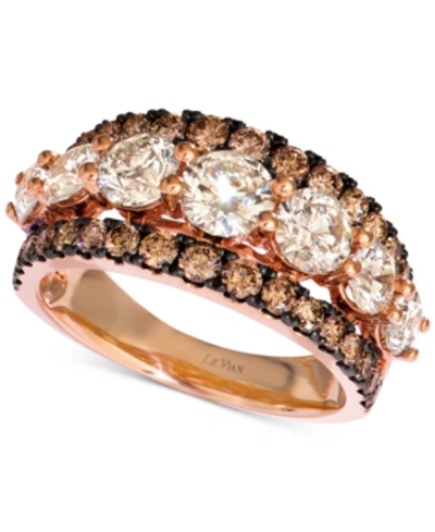 Le Vian Diamond Statement Ring (3 Ct. T.w.) In 14k Rose, Yellow Or White Gold In Rose Gold