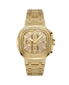 Jbw Men's Diamond (1/5 Ct. T.w.) Watch In 18k Gold-plated Stainless-steel Watch 48mm In Gold