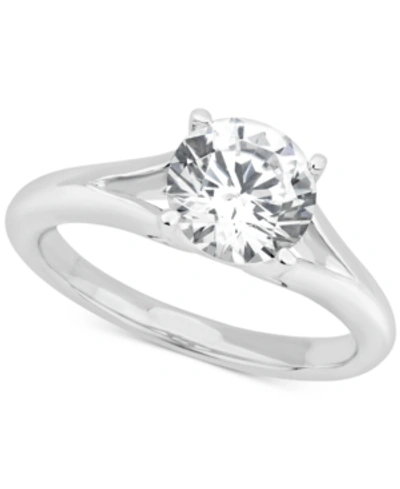 Gia Certified Diamonds Gia Certified Diamond Solitaire Engagement Ring (1-1/2 Ct. T.w.) In 14k White Gold