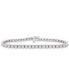 Wrapped In Love Diamond Tennis Bracelet (1 Ct. T.w.) In Sterling Silver, Created For Macy's In Sterling Silver