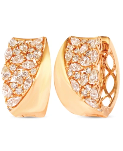 Le Vian Nude Diamonds Hoop Earrings (1-5/8 Ct. T.w.) In 14k Gold In Yellow Gold