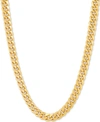 ITALIAN GOLD MIAMI CUBAN LINK 18" CHAIN NECKLACE (6MM) IN 10K GOLD