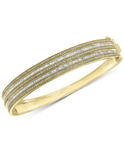 Effy Collection Effy Diamond Bangle Bracelet (1-1/2 Ct. T.w.) In 14k Gold In Yellow Gold