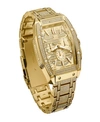 JBW MEN'S ECHELON PLATINUM SERIES DIAMOND (3 CT. T.W.) 18K GOLD-PLATED STAINLESS STEEL WATCH, 41MM