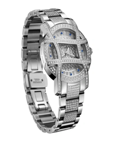 Jbw Women's Olympia Platinum Series Diamond (2 1/2 Ct. T.w.) Stainless Steel Watch, 38mm