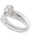 X3 DIAMOND BRIDAL SET (1 CT. T.W.) IN 18K WHITE GOLD, CREATED FOR MACY'S