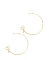 Amorcito Orbit Hoops In Gold