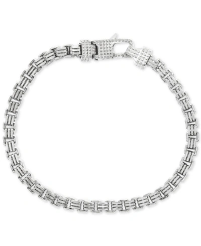Effy Collection Effy Men's Box Link Chain Bracelet In Sterling Silver