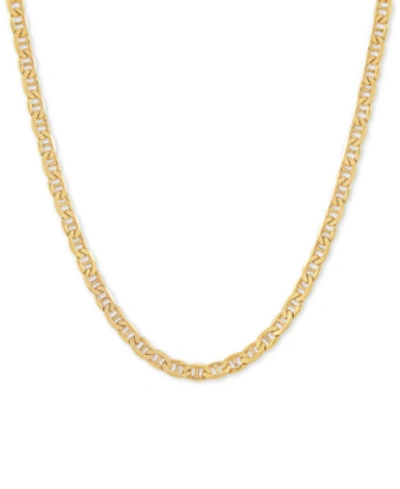 Giani Bernini Mariner Link 22" Chain Necklace (3-1/2mm) In 18k Gold-plated Sterling Or Sterling Silversilver In Gold Over Silver