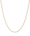 Italian Gold Wheat Link Chain Necklace Collection In 14k Gold In Gold