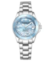 Stuhrling Womens Silver Tone Stainless Steel Bracelet Watch 3950l 3 In Silver