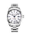 Stuhrling Men's Silver Tone Stainless Steel Bracelet Watch 42mm In Silver