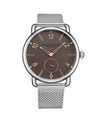 Stuhrling Men's Silver Tone Stainless Steel Bracelet Watch 42mm In Silver