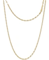Giani Bernini Disco Link 16" Chain Necklace In 24k Gold-plated Sterling Silver, Created For Macy's In Gold