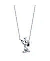 PEANUTS UNWRITTEN PEANUTS SNOOPY NECKLACE IN SILVER PLATE
