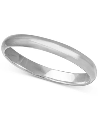 Giani Bernini Polished Band In Sterling Silver, Created For Macy's