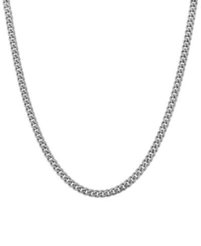 Giani Bernini Cuban Link Chain 2 3 4mm Necklace Collection In Sterling Silver Created For Macys