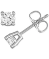 Forever Grown Diamonds Lab Created Diamond Stud Earrings (1/2 Ct. T.w.) In Sterling Silver In Sterling Silver