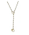 ROBERTA SHER DESIGNS 14K GOLD FILLED STONES HANDWRAPPED SINGLE DELIGHT NECKLACE