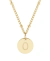 Brook & York Madeline 14k Gold Plated Initial Pendant In Gold-o